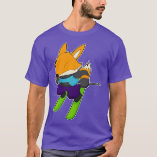 Fox Skier Ski Winter sports T-Shirt