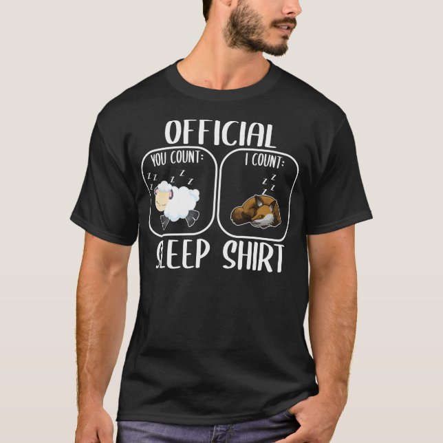 Fox Sleep Shirt Count Sheep (Front)