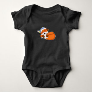 Fox Sleeping Nightcap Baby Bodysuit
