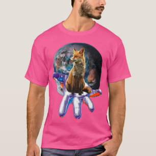 Fox Sly Animal colourful Forest Animals Design Fox T-Shirt
