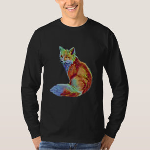 Fox Sly Animal colourful Forest Animals Foxes 1 T-Shirt
