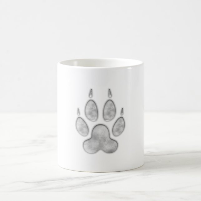 Fox Snow Print Coffee Mug (Center)