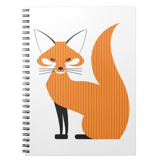 Fox Spiral Notebook (Front)