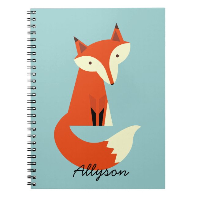 Fox Spiral Notebook (Front)
