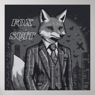 Fox Suit Poster