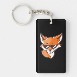 Fox Sunglasses Fox Lovers Fox Lover Fox Cute Cool Key Ring