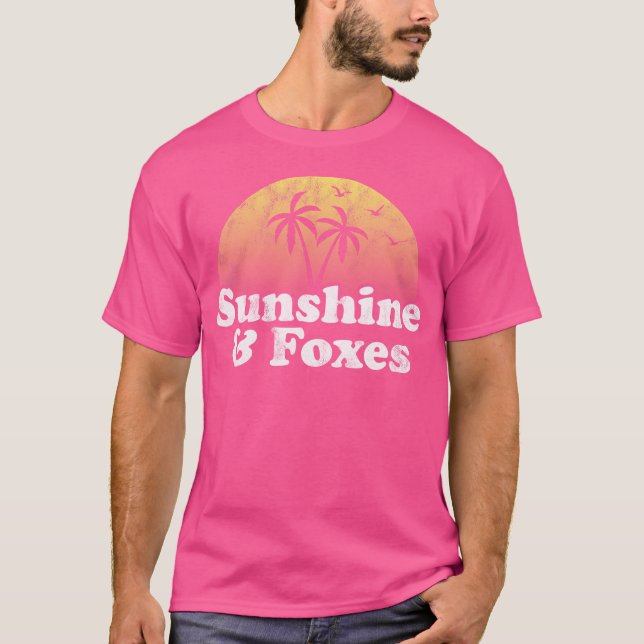 Fox Sunshine And Foxes T-Shirt (Front)