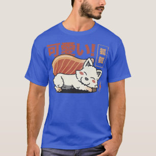 Fox Sushi Salmon Sashimi by Tobe Fonseca T-Shirt