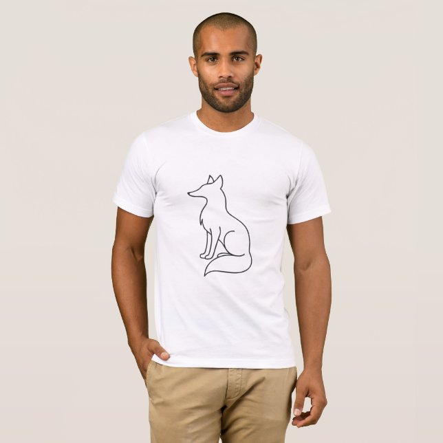 Fox Taking a Rest T-Shirt (Front Full)