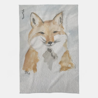 Fox Tea Towel
