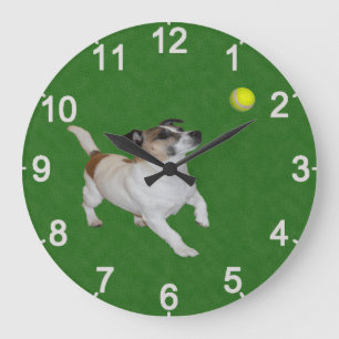 Fox Terrier Ball Trance,  Wall Clock