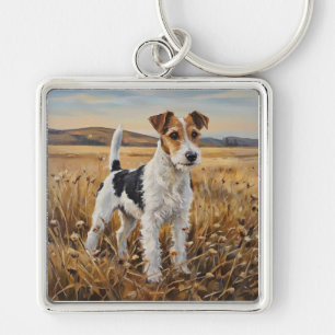 Fox Terrier Key Ring