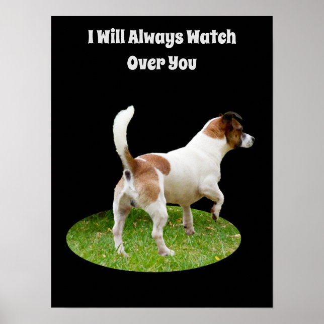 Fox Terrier on Guard Duty, Poster (Front)