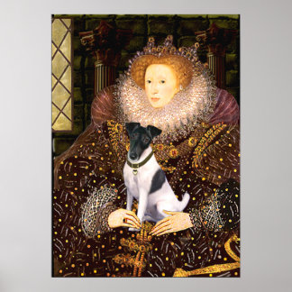 Fox Terrier - Queen Elizabeth Poster