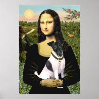 Fox Terrier Smooth - Mona Lisa Poster