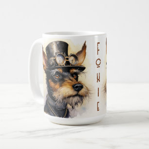 Fox Terrier Steampunk Dog Coffee Mug