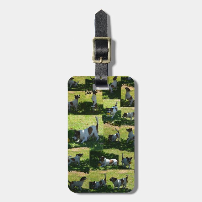 Fox Terrier, The Hard Day, Luggage Tag (Front Vertical)