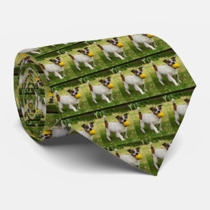 Fox Terrier With His Ball Pattern, Tie