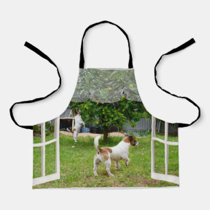 Fox Terriers Through My Window, Kids Apron