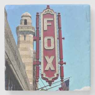 Fox Theatre, Atlanta, Georgia, Coasters,Landmark, Stone Coaster