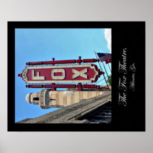 Fox Theatre, Atlanta, Georgia,Poster, Landmark, Poster