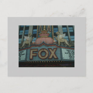 Fox Theatre, Detroit, Michigan Postcard