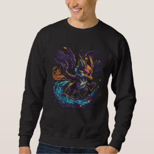 Fox Themed Zoo Keeper Gaming Girl Who Loves Fox An Sweatshirt
