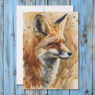 Fox Totem Spirit Animal Meaning Card