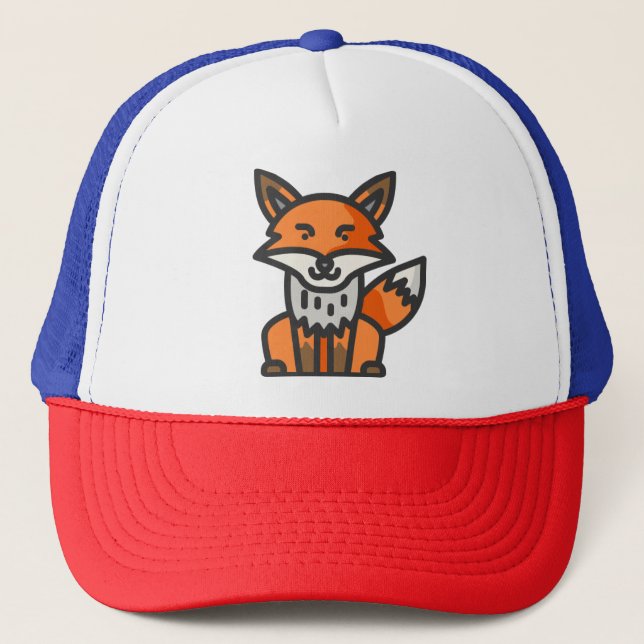 fox trucker hat (Front)