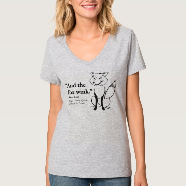 Fox V neck T-shirt (Front)