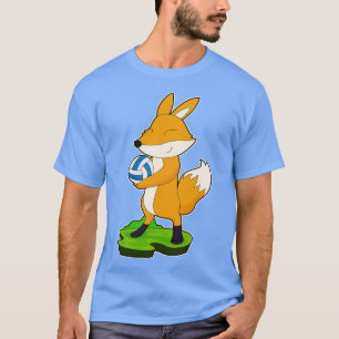 Fox Volleyball player Volleyball Sports T-Shirt