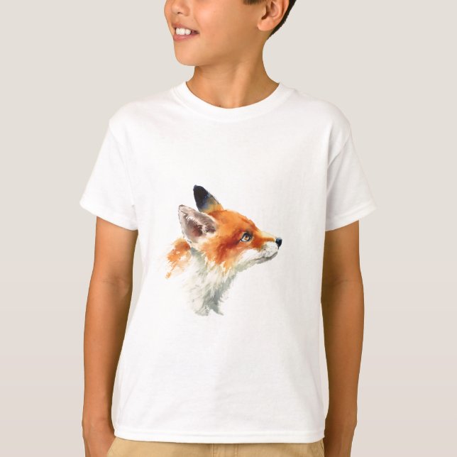 Fox WaterColor T-Shirt (Front)