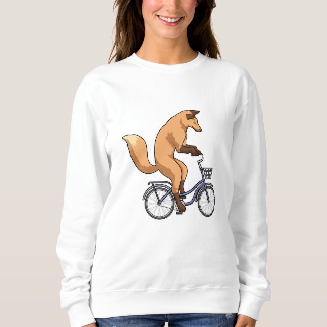Fox with Bicycle Sweatshirt (Front)