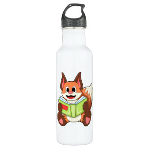 Fox with Book 710 Ml Water Bottle