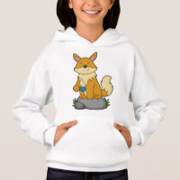 Fox with Coffee cup