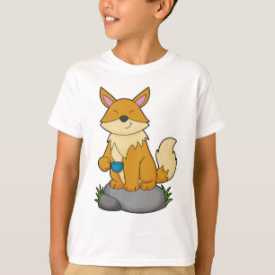 Fox with Coffee cup T-Shirt