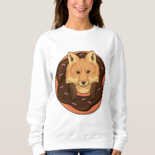 Fox with Doughnut Sweatshirt