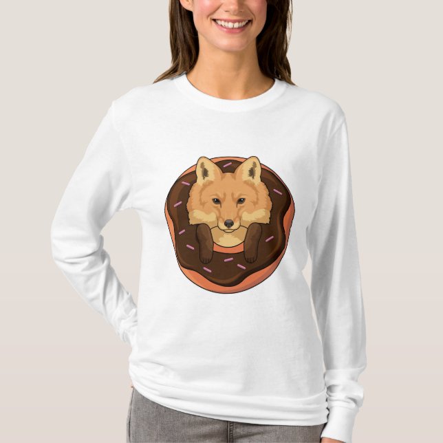 Fox with Doughnut T-Shirt (Front)