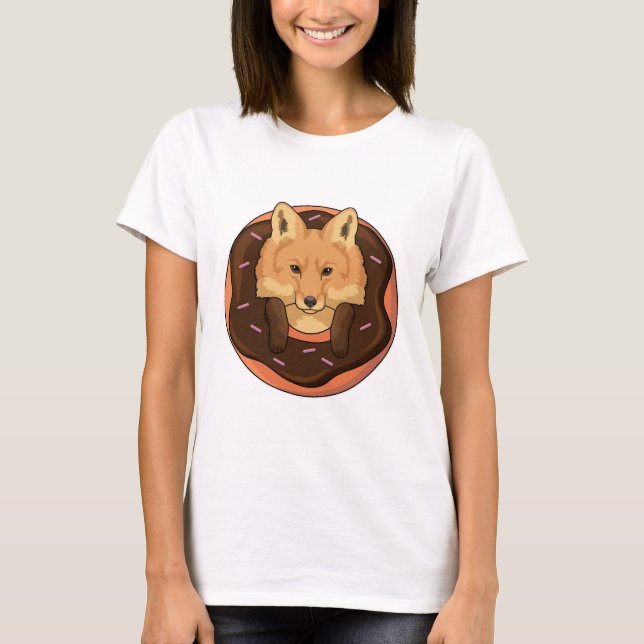 Fox with Doughnut T-Shirt (Front)