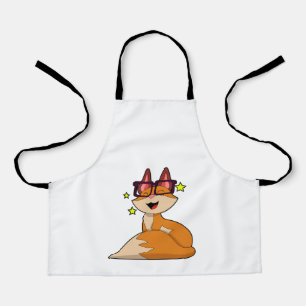 Fox with Glasses Apron