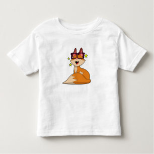 Fox with Glasses Toddler T-Shirt
