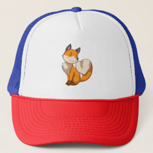 Fox with Heart Trucker Hat