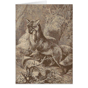 Fox With His Kill