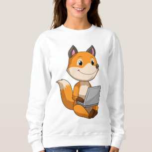 Fox with Laptop Sweatshirt