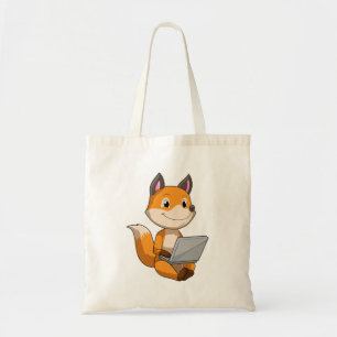 Fox with Laptop Tote Bag