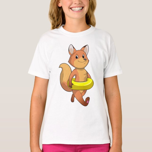 Fox with Lifebuoy T-Shirt (Front)