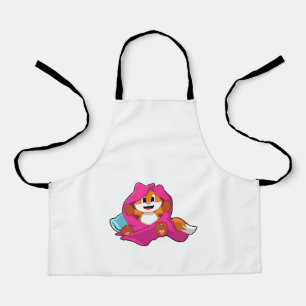 Fox with Pillow and Blanket Apron