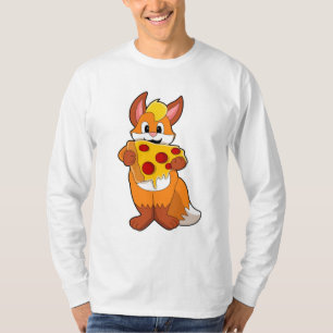Fox with Pizza T-Shirt