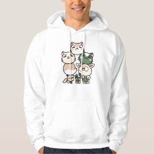 Fox with Prosthetic Leg and Deer Cooking Together Hoodie