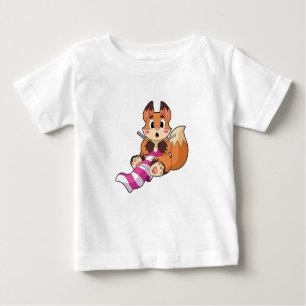 Fox with Scarf Baby T-Shirt